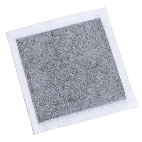 SMELLRID Activated Charcoal Body Odor Absorbent Pads: 12 (4"x4") BO Deodorizer Pads with Adhesive Strips - B06Y622BV3